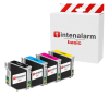  4 Druckerpatronen Basic kompatibel ersetzt Epson T1295 (Multipack) 